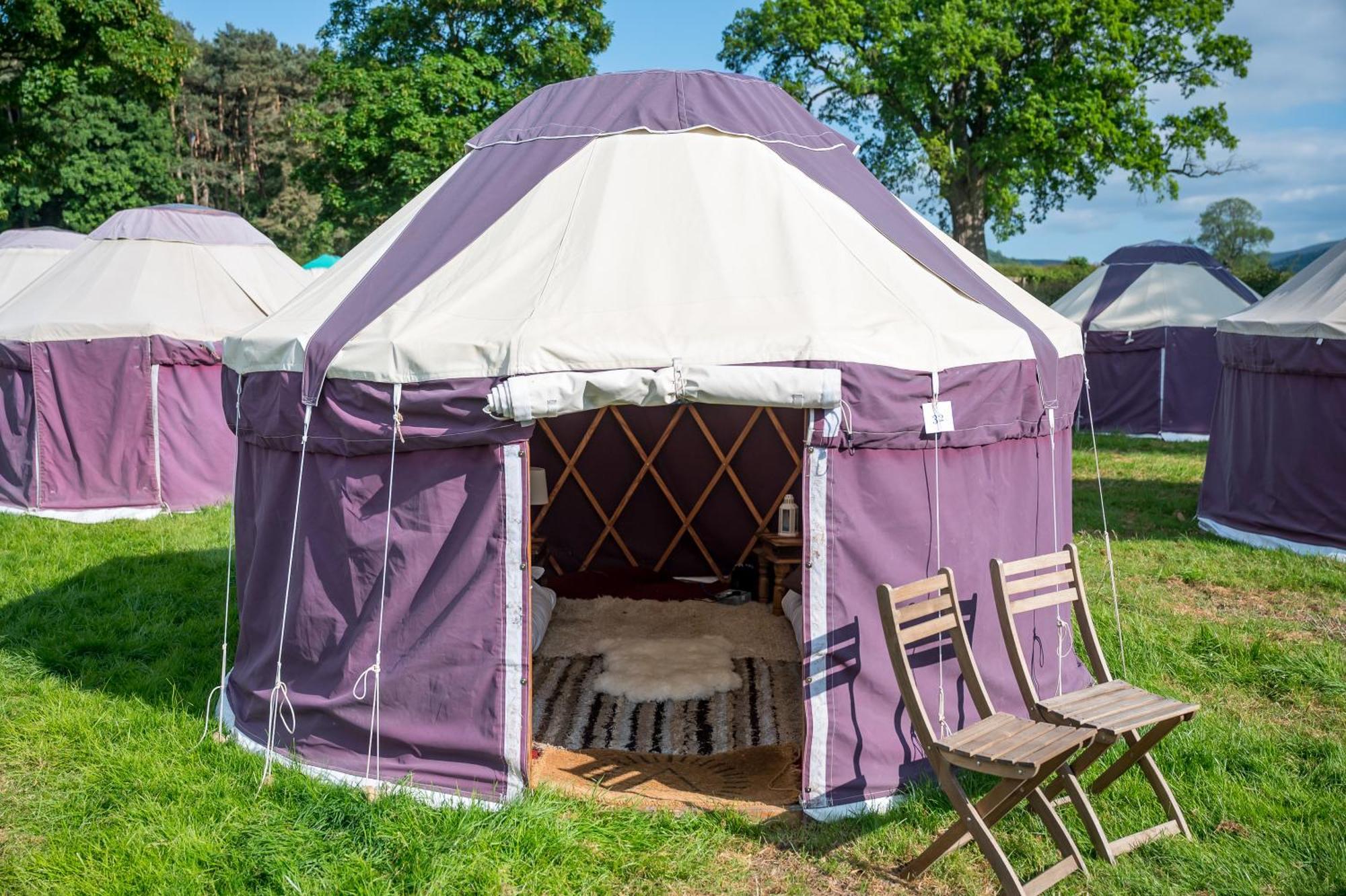 Festival Yurts Hay-On-Wye Hotel Exterior photo