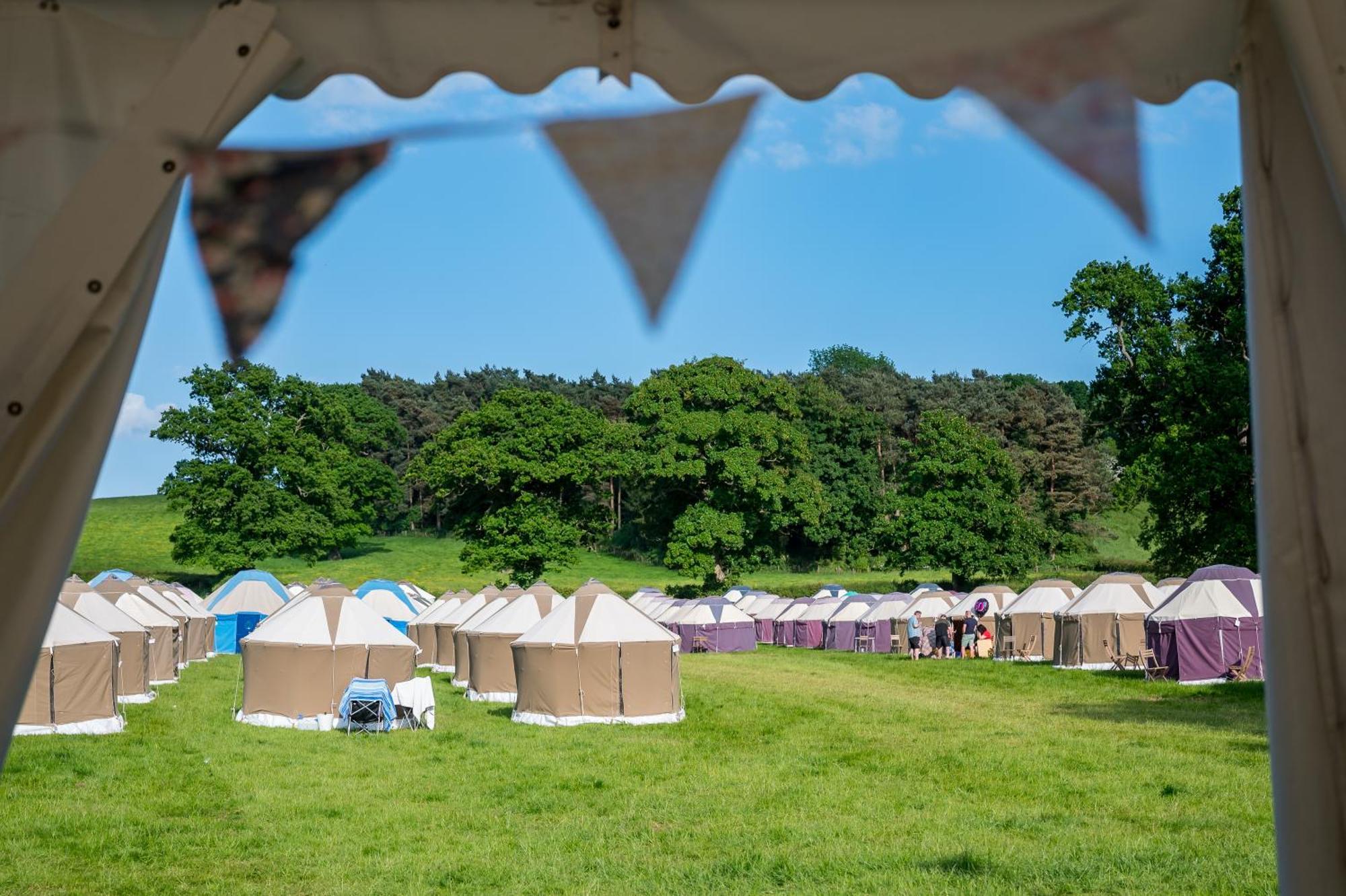 Festival Yurts Hay-On-Wye Hotel Exterior photo