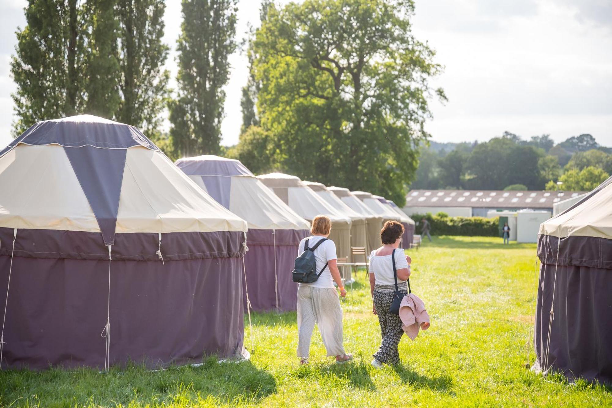 Festival Yurts Hay-On-Wye Hotel Exterior photo