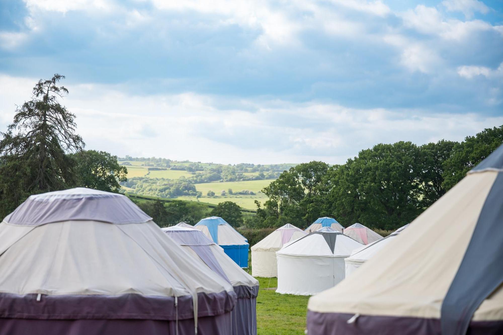 Festival Yurts Hay-On-Wye Hotel Exterior photo