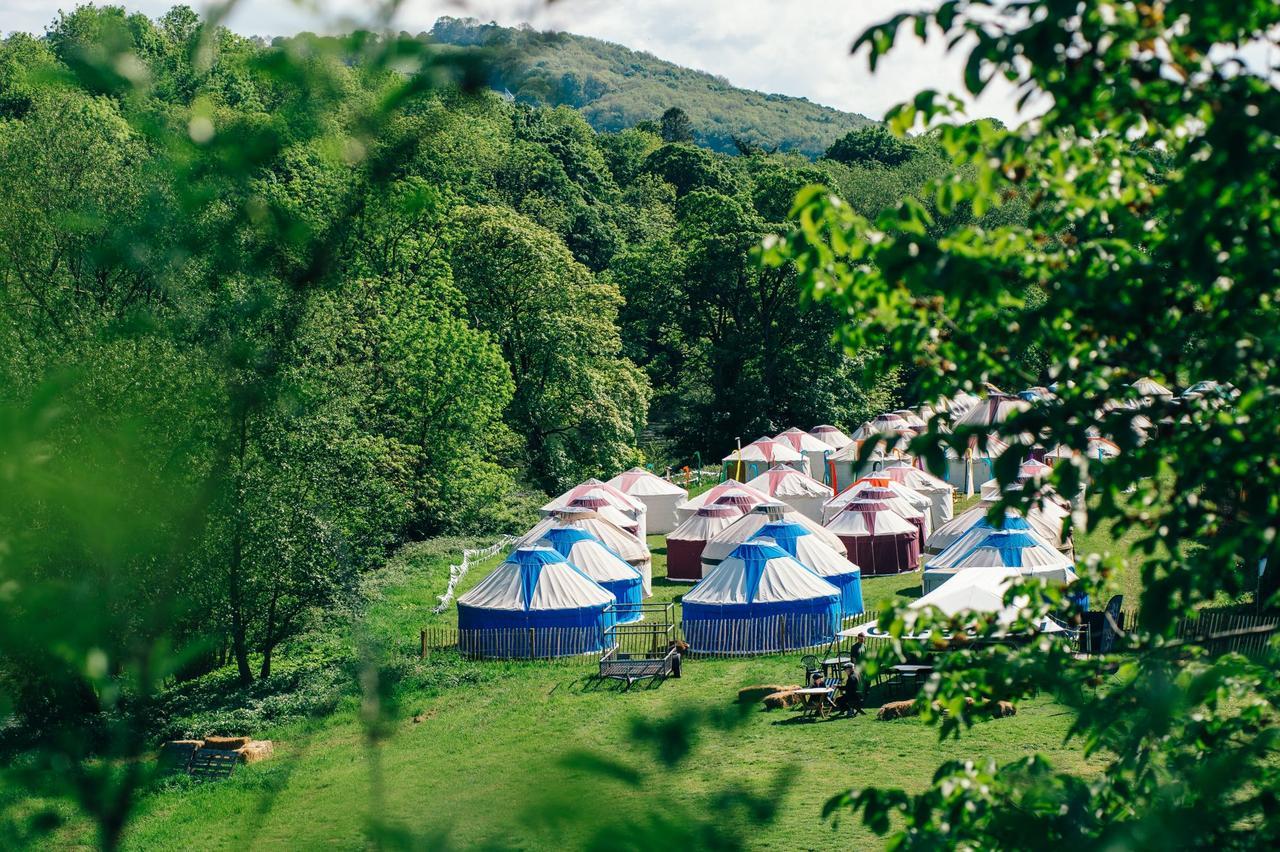 Festival Yurts Hay-On-Wye Hotel Exterior photo