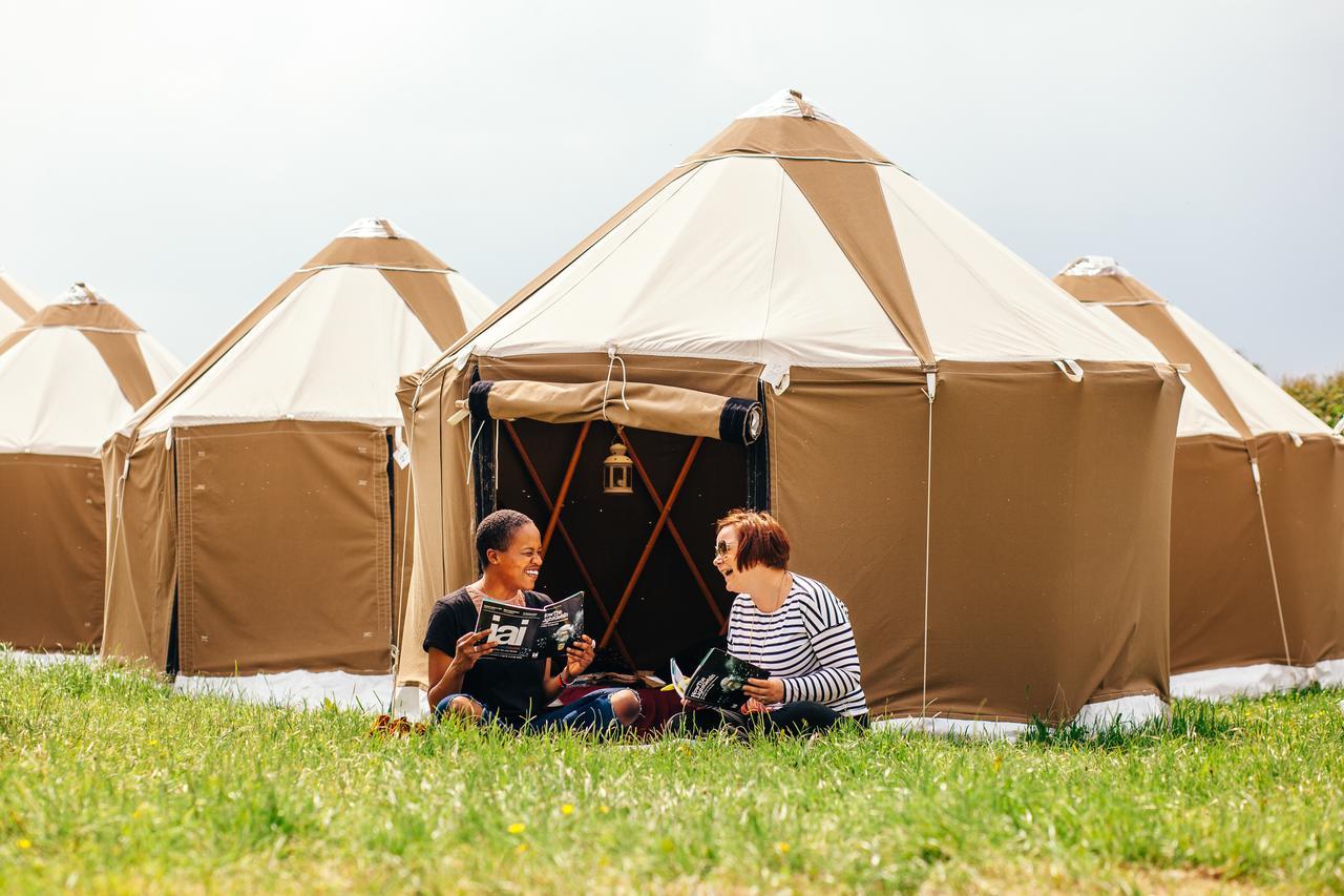 Festival Yurts Hay-On-Wye Hotel Exterior photo